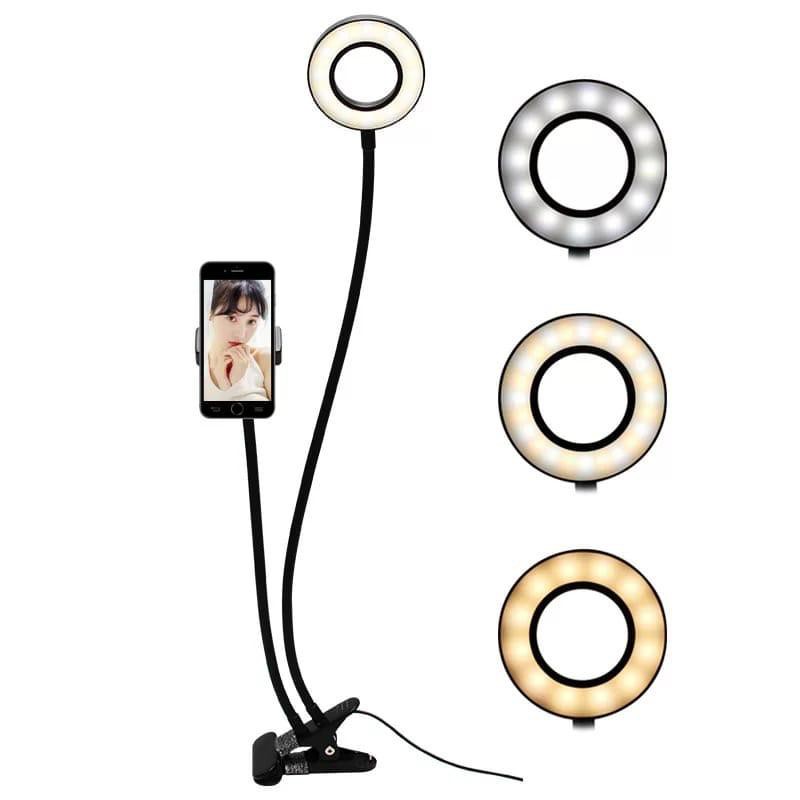 Ringlight Selfie Lazypod dengan Colokan USB