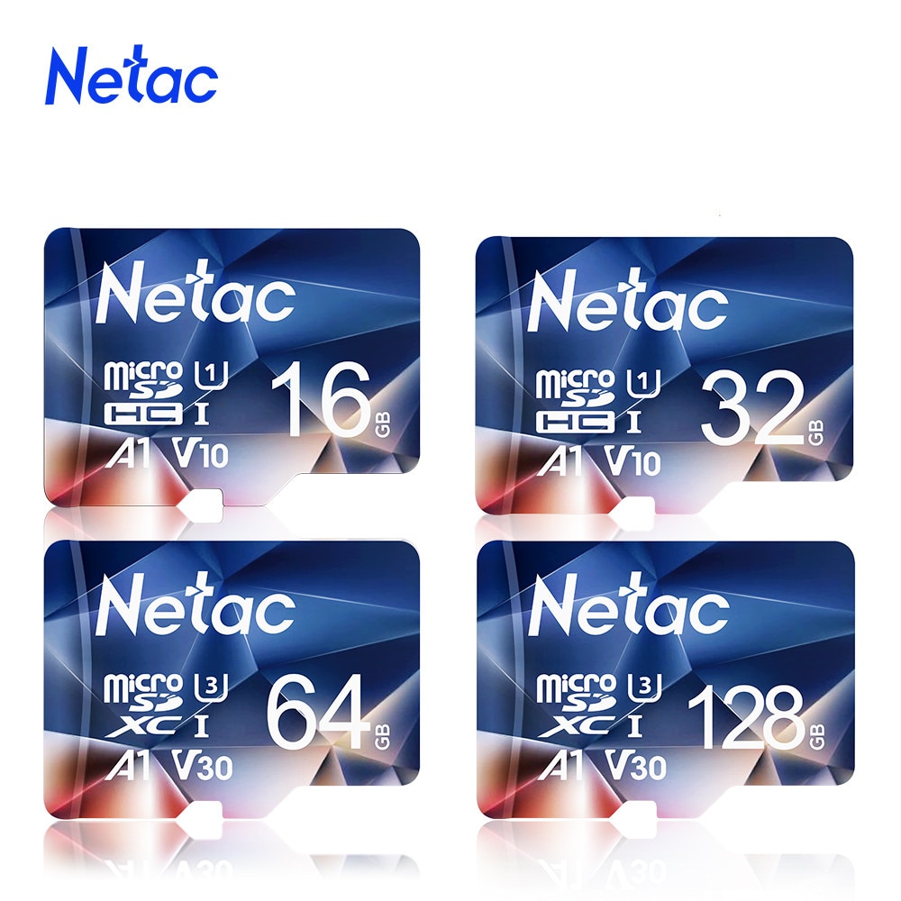 Netac Memory Card Micro SD 128GB 100MB/S 64GB TF Flash Card Class10 U1 Memory Card