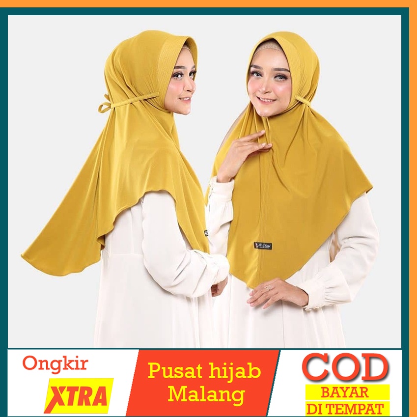 jilbab instan bergo pad Ped AL DHANS bahan premium hijab fashion wanita muslim promo jilbab grosir