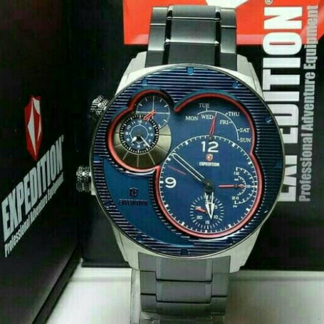 Jam Tangan Pria Original Expedition E 6737 Arloji Cowok Kereb Macho
