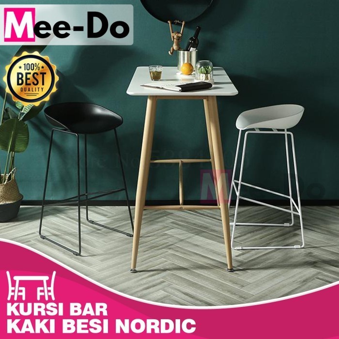 Mee Do Kursi Bar Minimalis Nordic Bar Stool Cafe Mini bar | Shopee