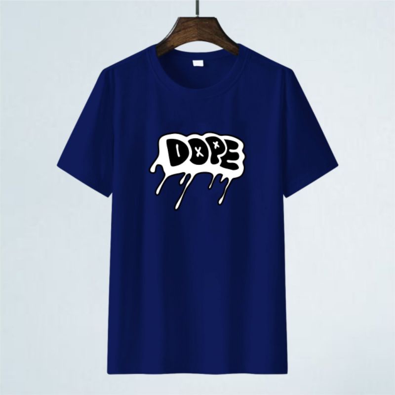 kaos pria dewasa DOPE cotton size M L XL XXL