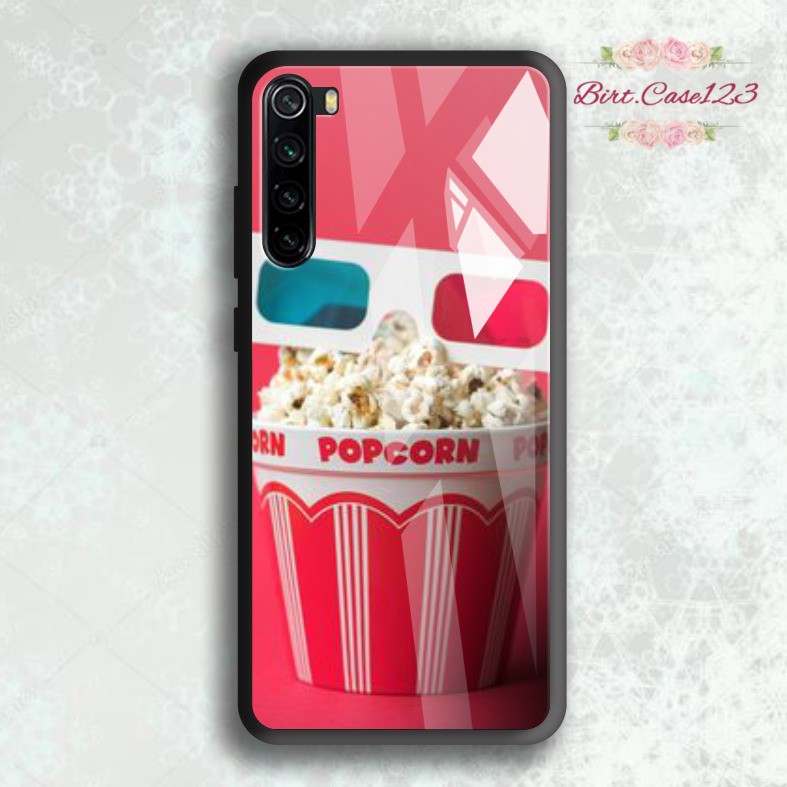 back case glass POP CORN Iphone 5 6 6s 6+ 6s+ 7 7s 7+ 8 8+ Se 2020 X Xs Xr 11 12 Mini Pro Max BC5199