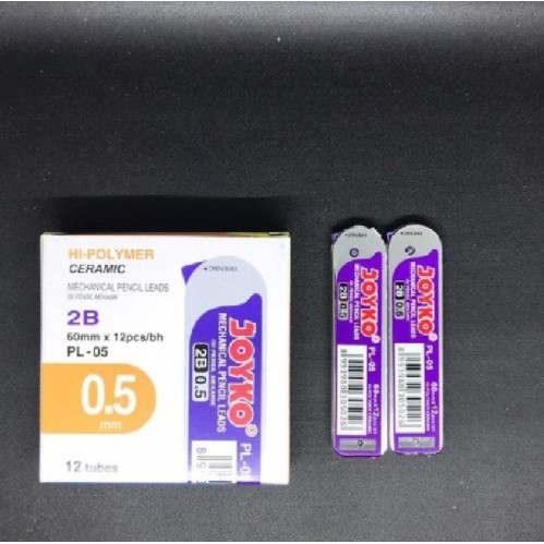 

Pencil Lead / Isi Pensil Mekanik Joyko PL-05 / 2B / 0.5 mm