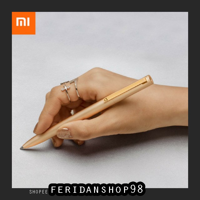 

BT414 XIAOMI MI JIA BEST METAL SIGNATURE PEN PULPEN - 100 ORIGINAL - EMAS BY FERIDANSHOP98