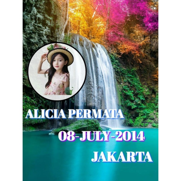 

Sticker photo sekalian nama,photo, dan tanggal lahir anda 0014