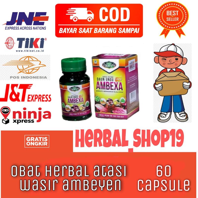 

AMBEXA ASLI DAUN UNGU OBAT AMBEIEN WASIR 100% HERBAL ORIGINAL DARUSYIFA