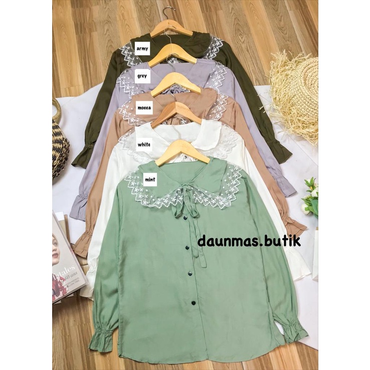 1KG MUAT 5PCS | PINKAN SHIRT TOP BLOUSE RENDA PREMIUM HITS OOTD SELEBGRAM FASHION GROSIR MURAH