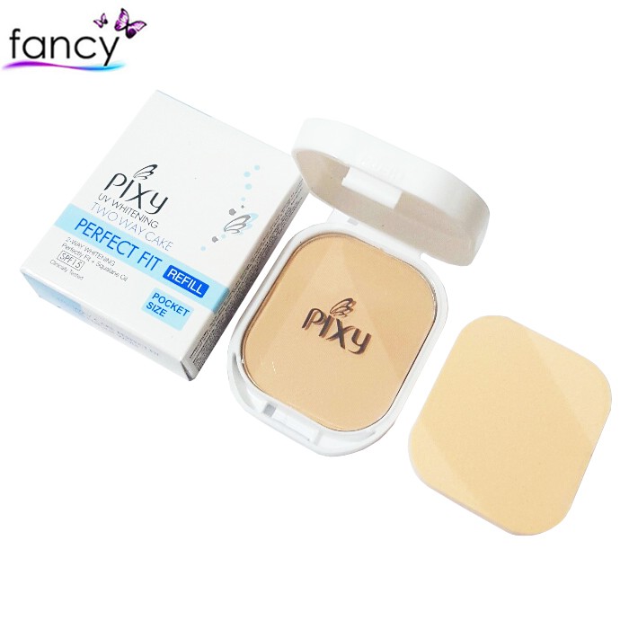 Pixy Two Way Cake REFILL Perfect Fit SPF15 POCKET SIZE 100