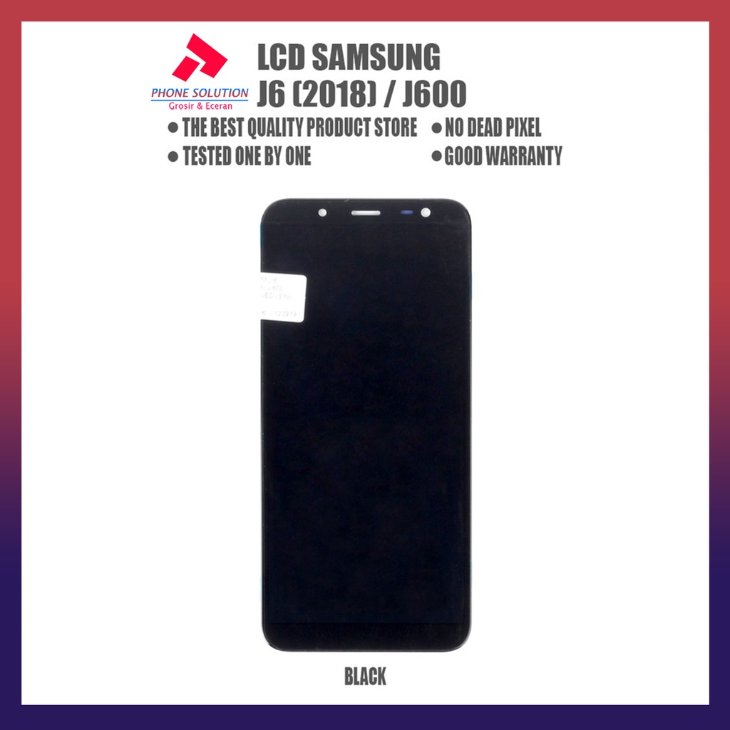 LCD Samsung J6 J600 2018 Fullset Touchscreen // Supplier LCD Samsung - Garansi 1 Bulan