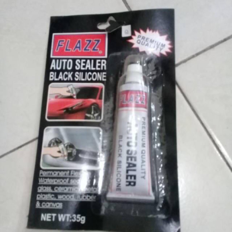 Lem sealent Flazz warna hitam /lem kaca/alumunium /silikon