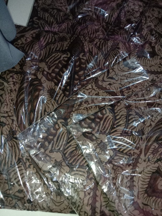 Kemeja Batik Pria Motif Mataram Coklat