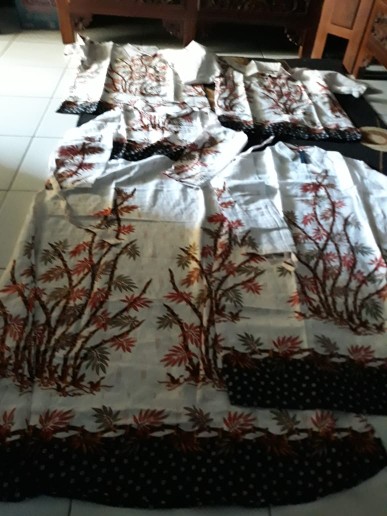 Batik Couple Keluarga Sania Ruffle Ori Ndoro Jowi Dnt - Motif Bambu