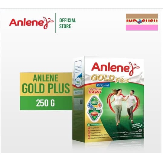 

Anlene GOLD PLUS Original / Cokelat / Vanilla 250gr