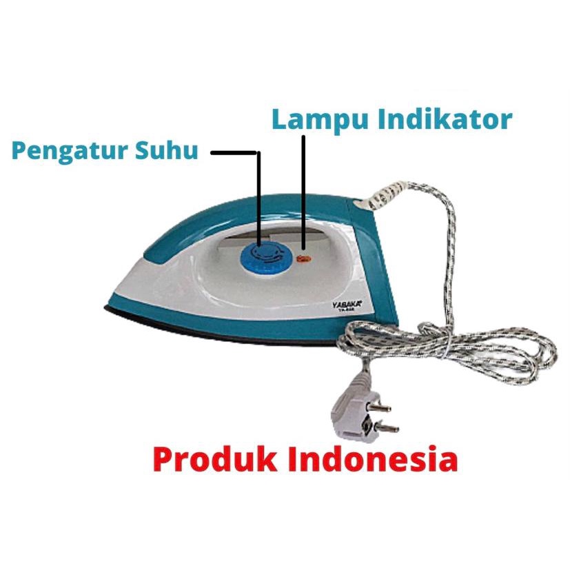 SETRIKA BAJU YASAKA SETRIKA YASAKA SETRIKA ANTI LENGKET DRY IRON NATIONAL QUALITY SNI FBL