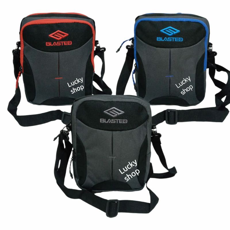 Tas Selempang Pria Blasted Original Free Rain Cover