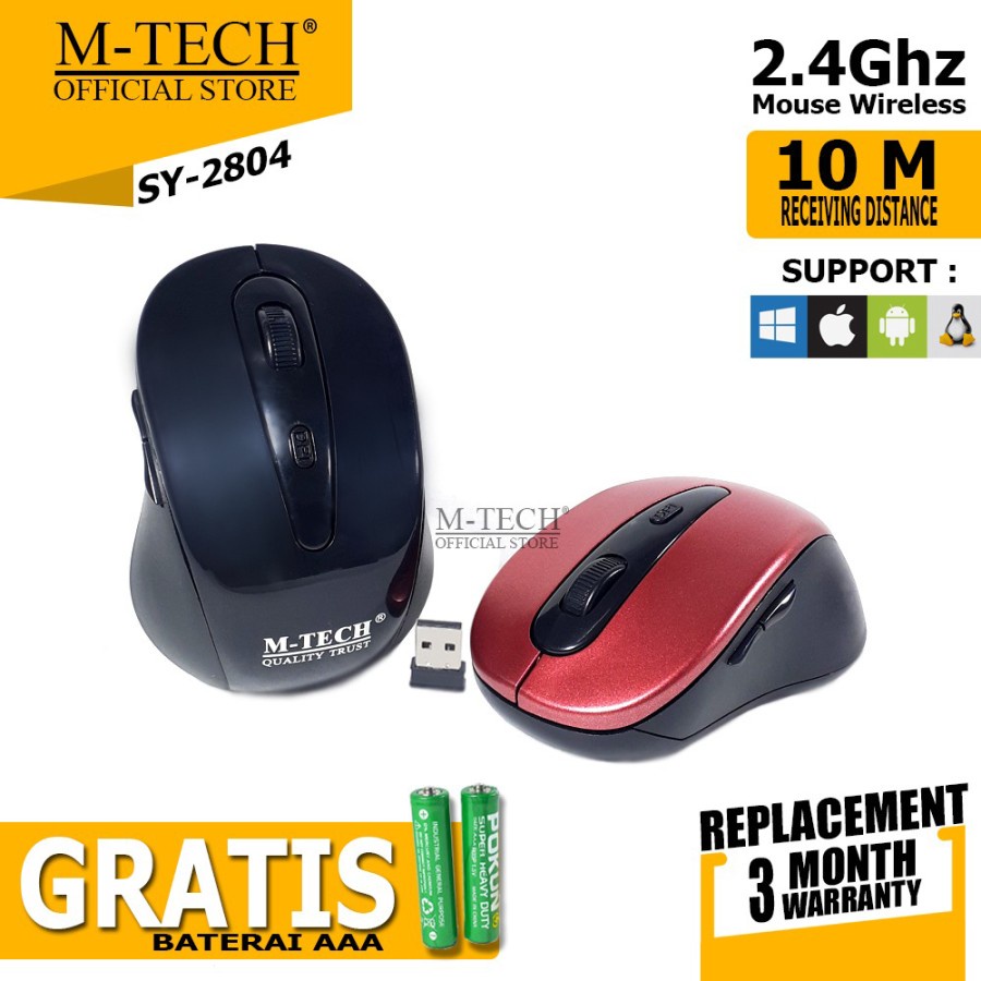 M-Tech Original Mouse Wireless 2804