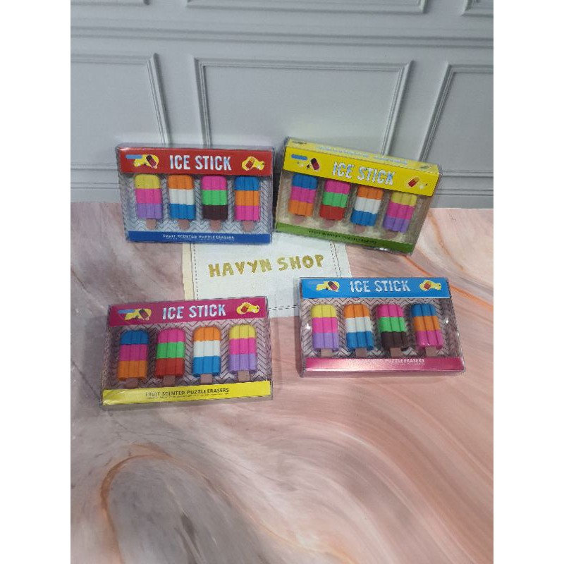 Penghapus lucu makanan kue/STIP KUE/hapusan fancy/hapusan set/stip-5