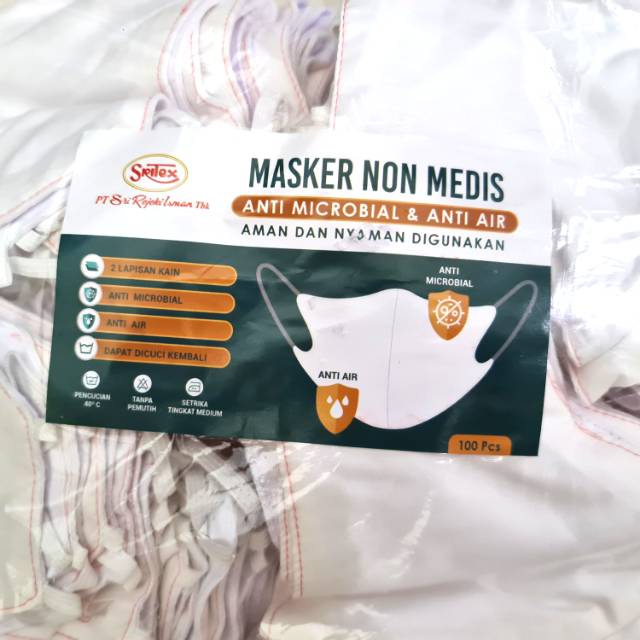 Masker Sritex ORI Earloop Ready Stock per 10 pcs Masker Sritex ORI Earloop Ready Stock per 10 pcs