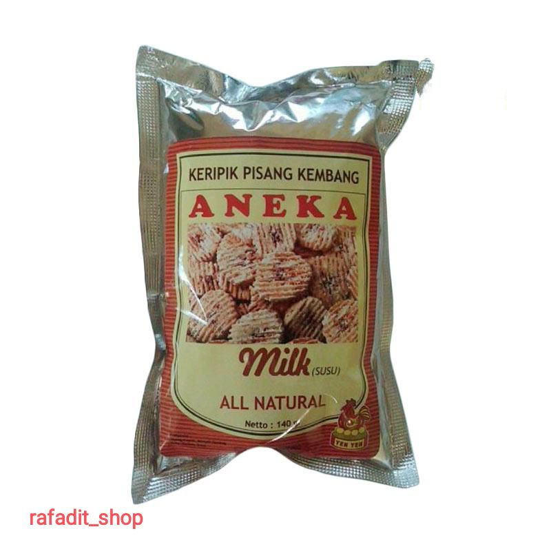 

Keripik Pisang Kembang Rasa Susu Khas Lampung Netto. 130Gram