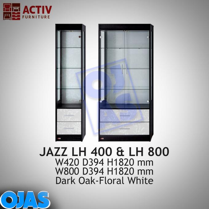 favorit] Lemari Hias 1 Pintu Kaca Jazz LH 400 / LH 800