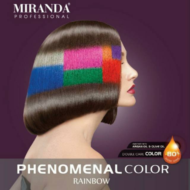 MIRANDA PROFESSIONAL SEMIR RAMBUT 100ML PERMANENT HAIR COLOR