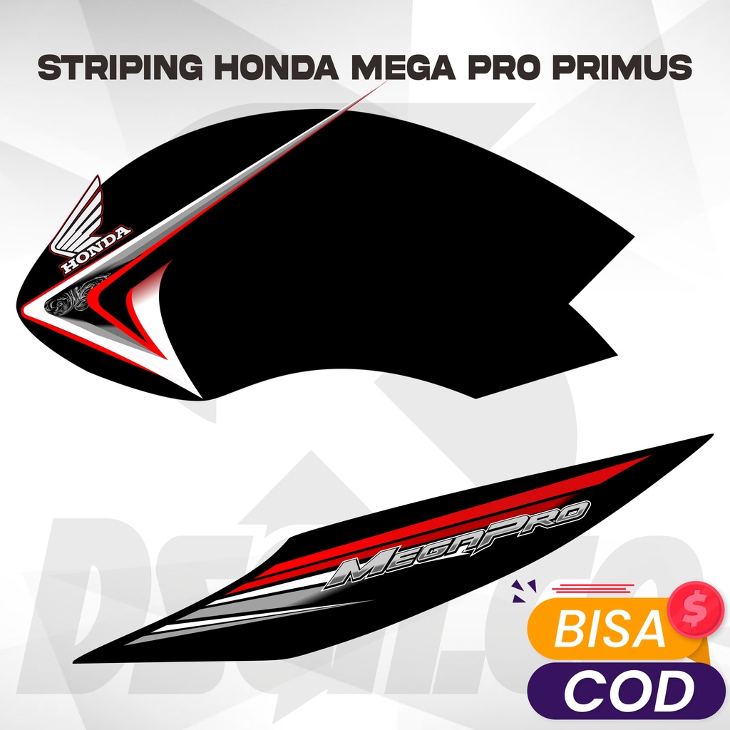 striping megapro primus  / stiker lis variasi megapro primus / decal stiker megapro / striping varia