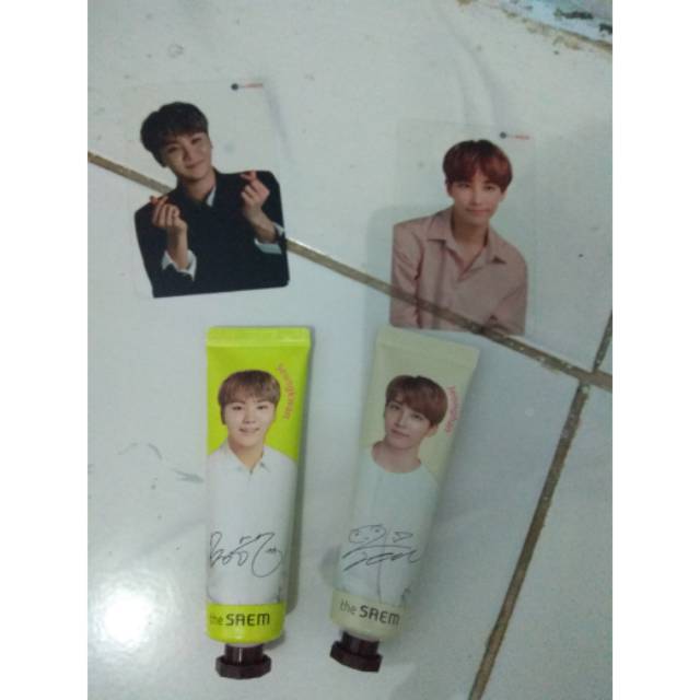 Seventeen The Saem Handcream Jeonghan dan Seungkwan