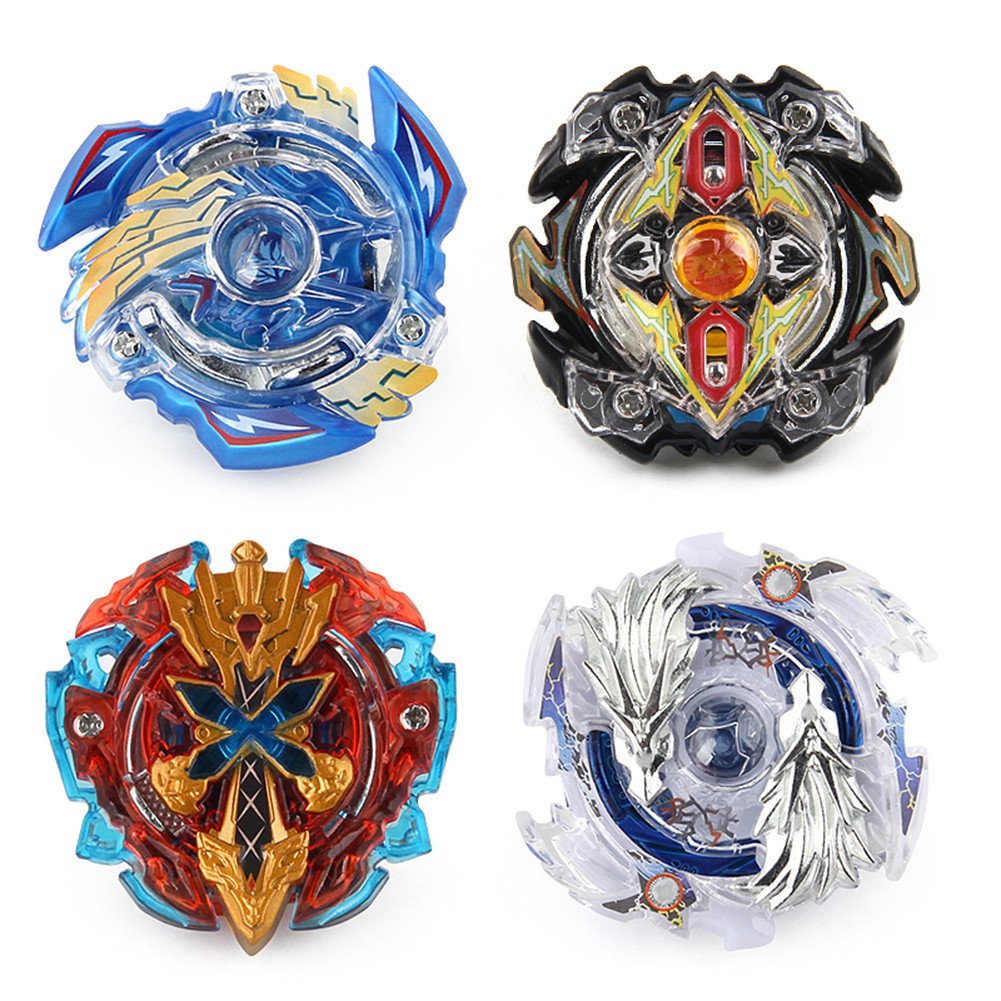 4in1 Mainan Gasing Beyblade Burst dengan Transmitter Peluncur untuk Anak