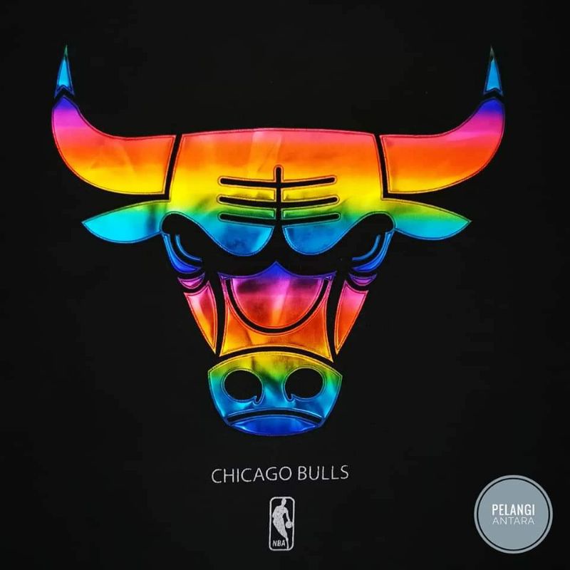 Crewneck Chicago Bulls Pelangi NBA