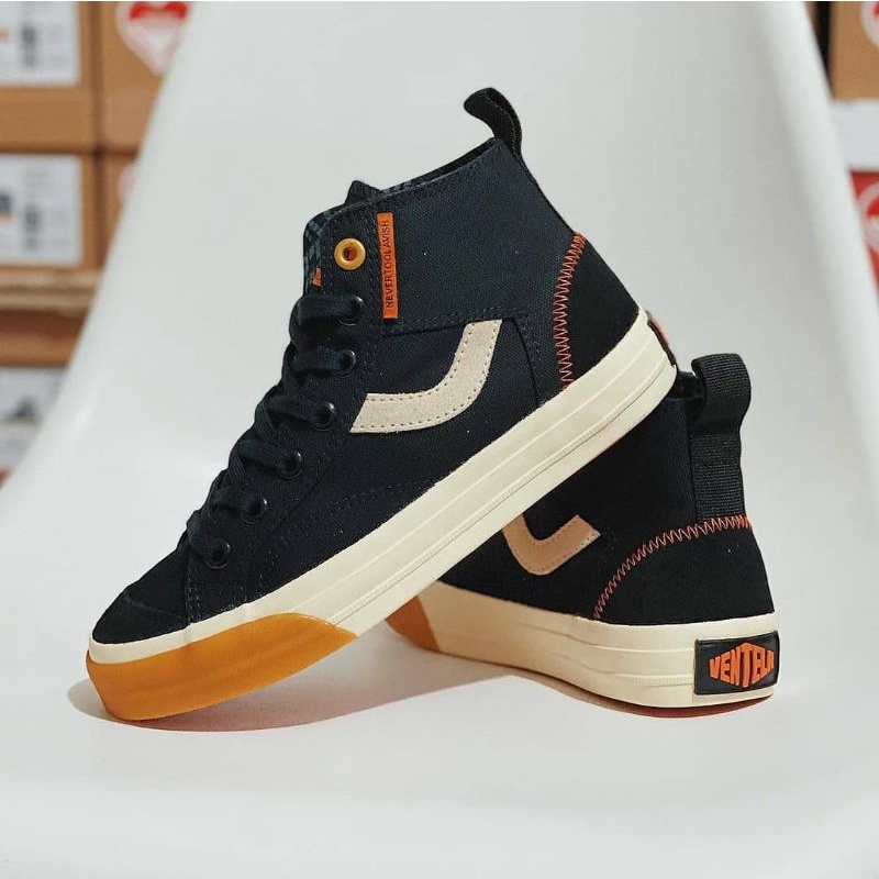 Sepatu Ventela X Nevertoolavish Noir High Original