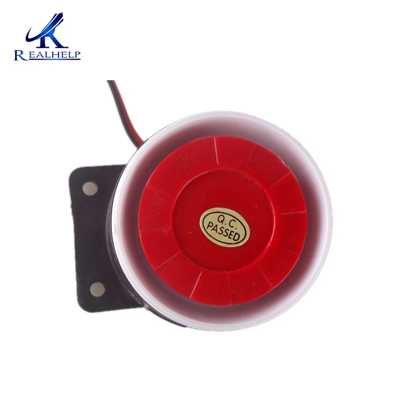 Warna Merah&amp;amp;Klakson Sirene Mini 120dB Dc 12v 24V 5V Dengan Kabel 72mm Untuk Sistem Alarm Keamanan Rumah