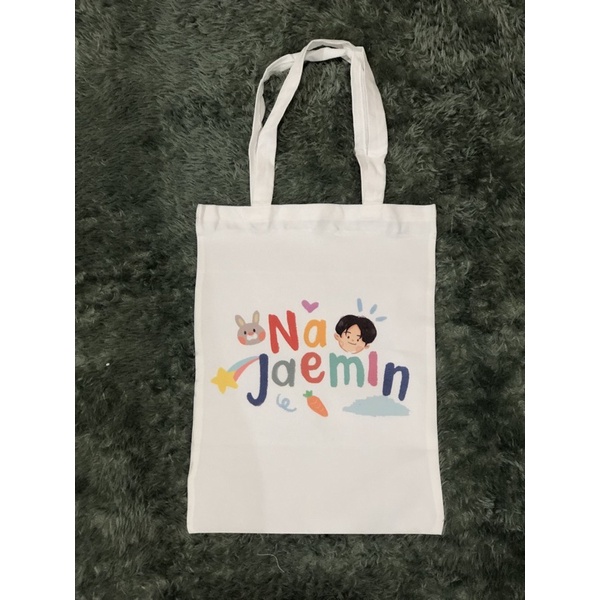 Tote Bag Cute dan Bergambar Nama Member NCT Dream / SM Entertaiment