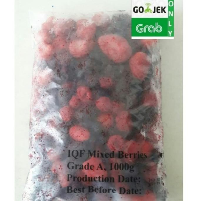 

MAKANAN BEKU / FROZEN MIX BERRY/ MIXED BERRY/MIX BERRIES/MIXED BERRIES - 1 KG/500G NON COD