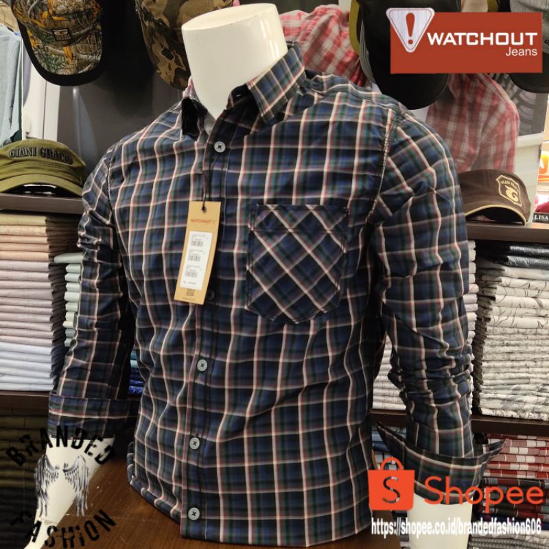 WATCHOUT JEANS  PROMO KEMEJA LENGAN PANJANG JS302710127 NAVY
