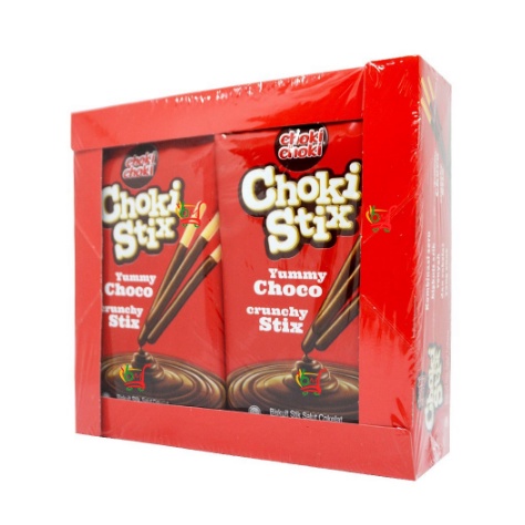 CHOKI STICK RASA COKELAT 1 PACK ISI 12 PCS