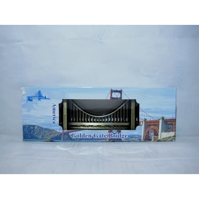 New Item! PAJANGAN MINIATUR GOLDEN GATE BRIDGE AMERICA HIASAN SOUVENIR Baru!