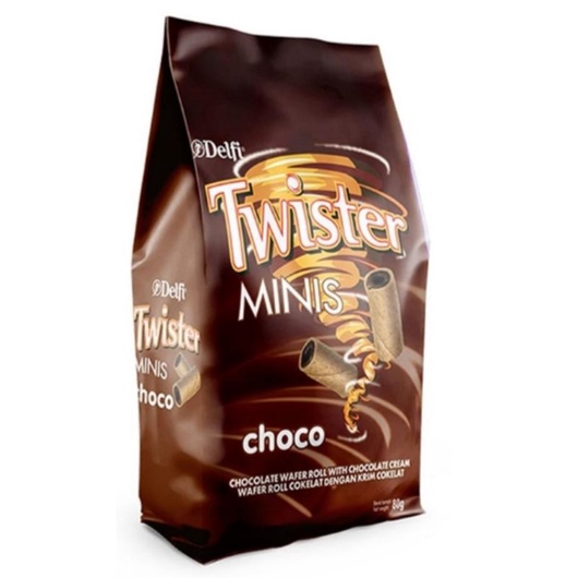 

Twister Mini Wafer Chocolate 80Gr