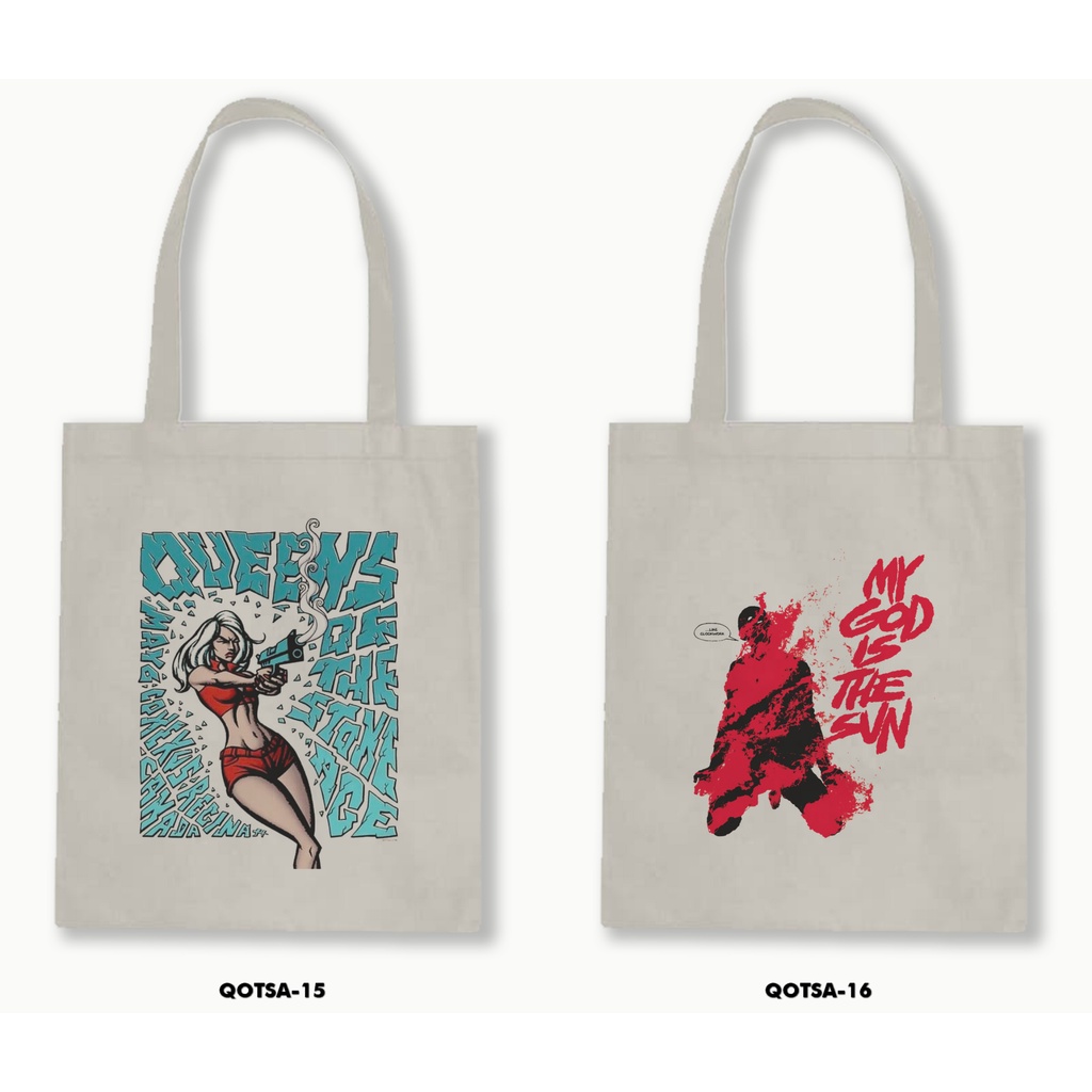 TOTE BAG BLACU - QOTSA/QUEENS OF THE STONE AGE 01