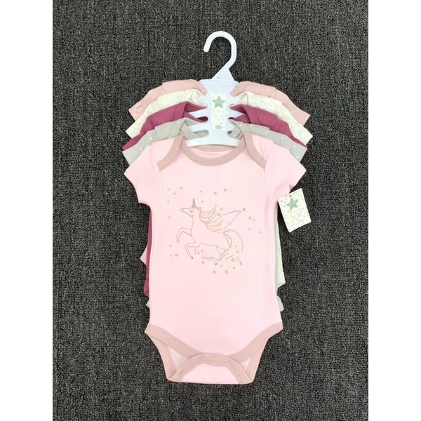 BABY K2 - Bodysuit Baby isi 5 Pcs Motif So Happy