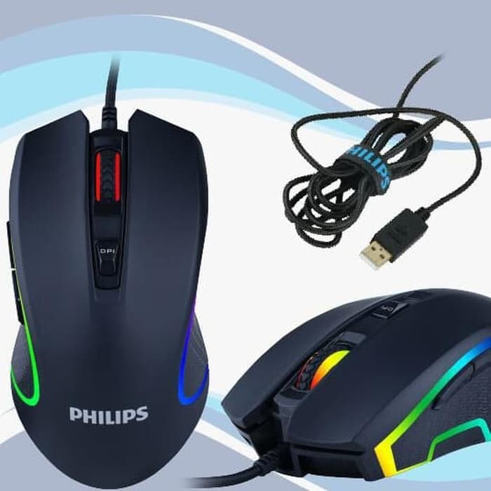 PHILIPS Mouse Gaming Momentum Ambiglow G413