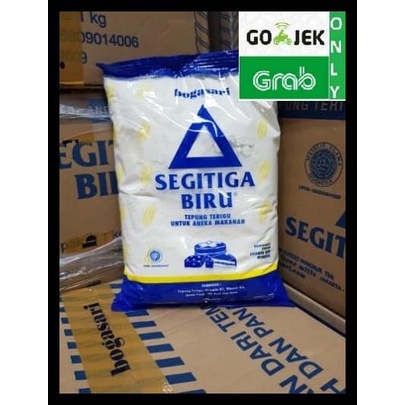 

TEPUNG TERIGU KEMASAN SEGITIGA BIRU 1 KG EKONOMIS / ECONO GOSEND ONLY KODE 1400