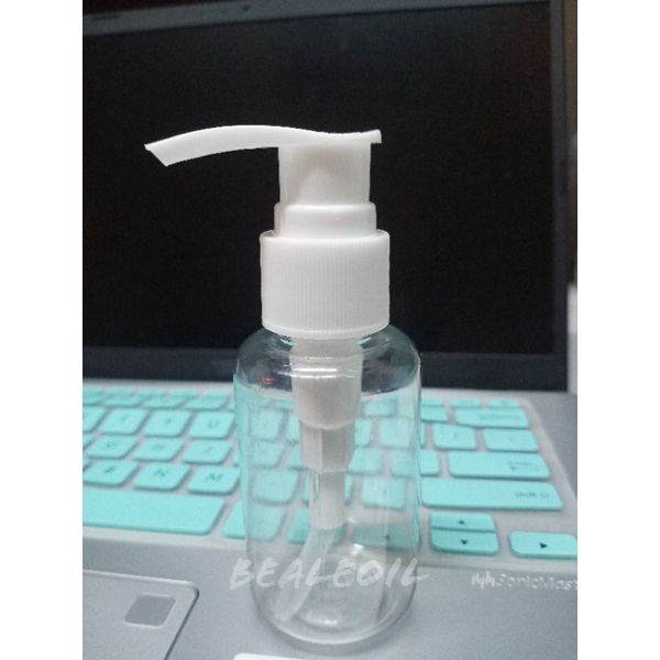 Botol Plastik Kosong PUMP / SPRAY FLIP TOP 60ml TUBULAR Tebal Lock Putar Travel Friendly Plastik PET Botol treatment pump body lotion shampoo sampo sabun traveling travel travelling container tempat wadah sabun isi ulang hembody handbody travel size 70ml