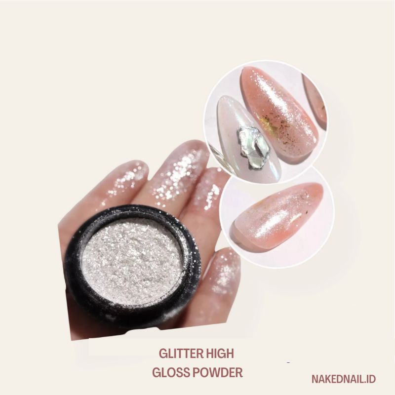 nail decoration Gloss powder nail hiasan kuku  nail art