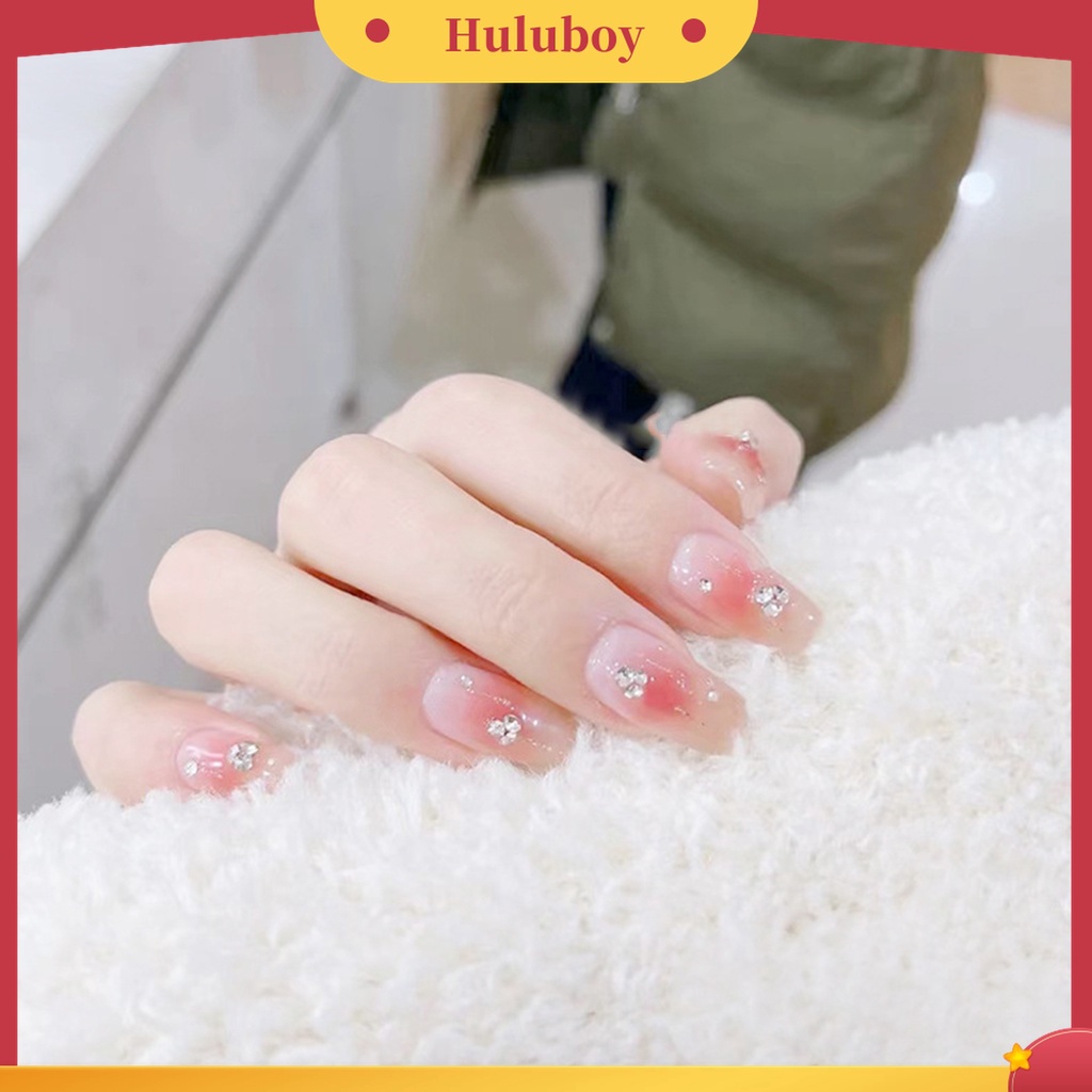 Huluboy Huluboy♡ 1 Kotak Batu Kaca Berlian Imitasi 3D Super Shiny Untuk Dekorasi Nail Art