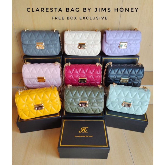 CLARESTA bag Jimshoney original tas kekinian