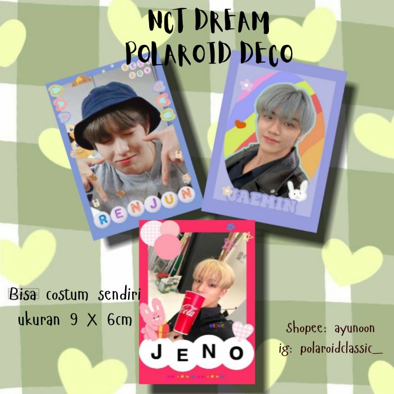 POLAROID DECO NCT DREAM