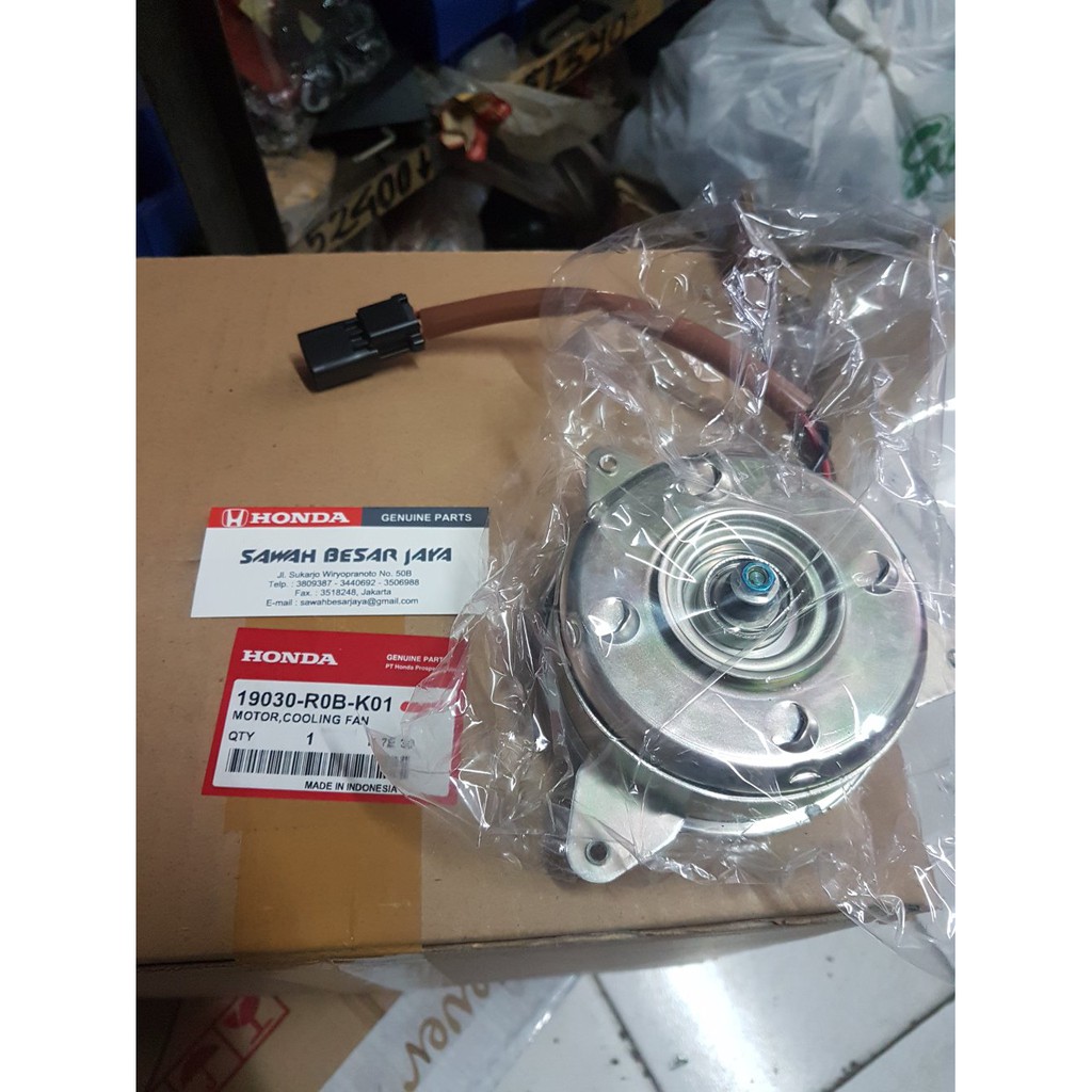 Motor Extra Fan atau Kipas Radiator Honda Brio Original oke