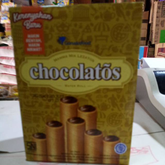 

Chocolatos wafer roll 6g