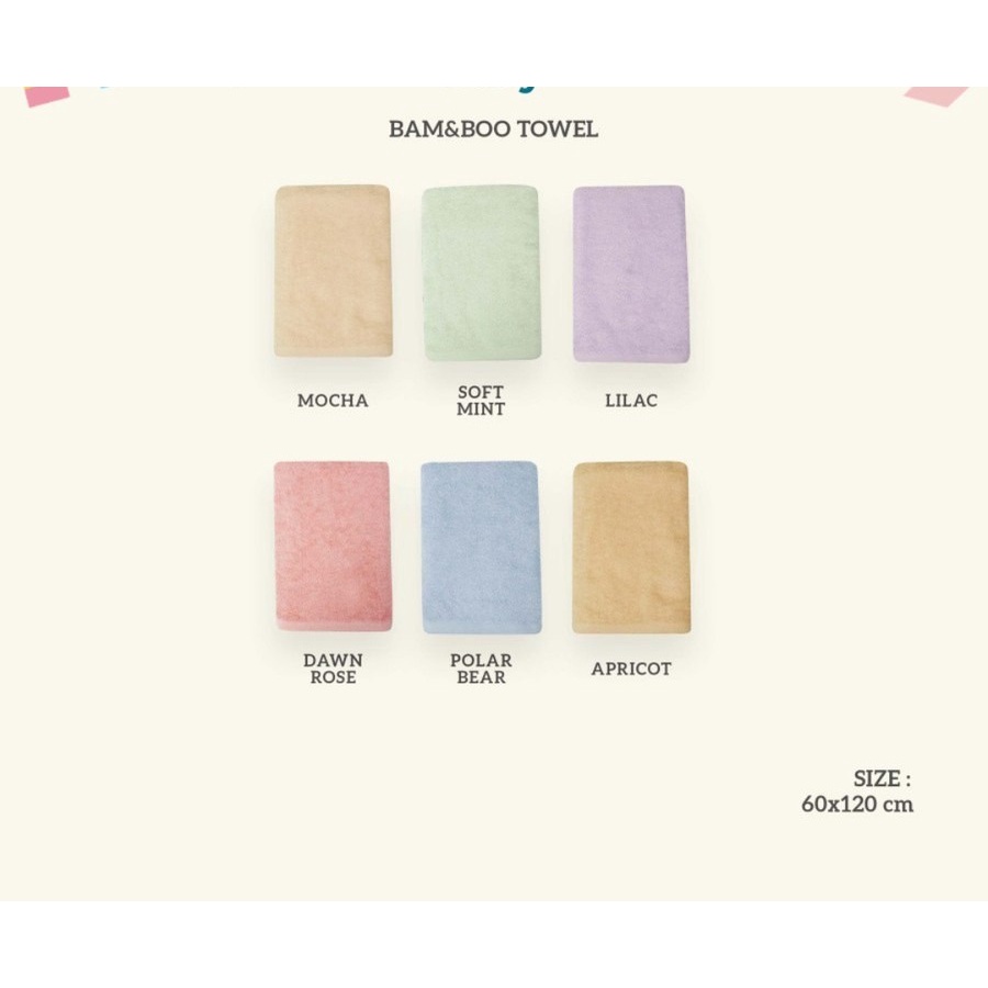 Little Palmerhaus Mason Bamboo Baby Towel Handuk Bayi-1